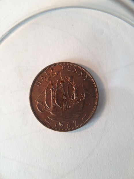 Angol half penny 1967