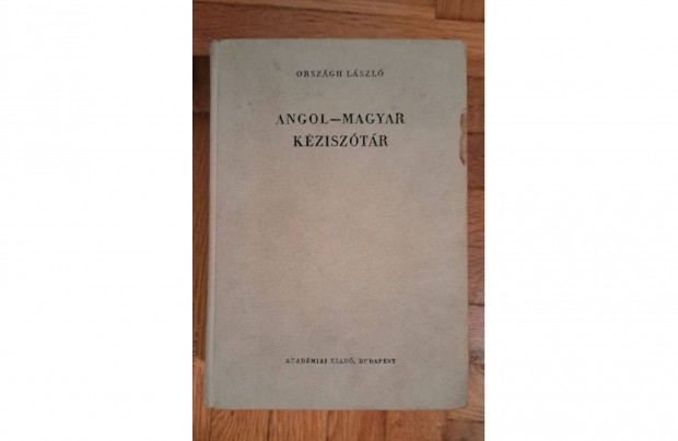 Angol-magyar kzisztr elad