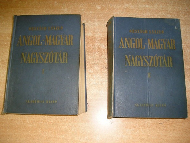 Angol-magyar nagyszótár 1-2