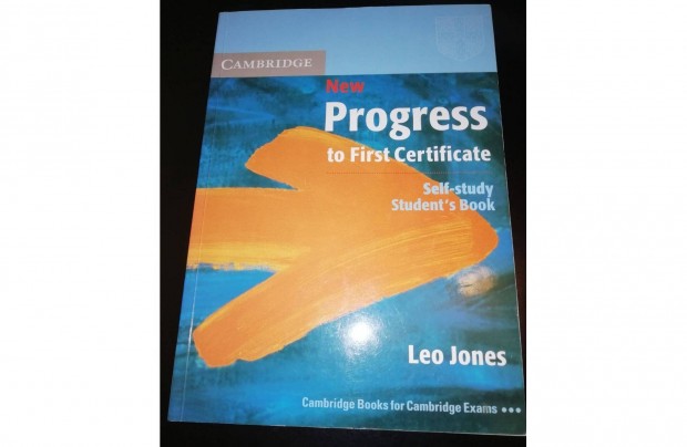 Angol nyelv tanknyv, Cambridge New Progerss to First Certificate +CD