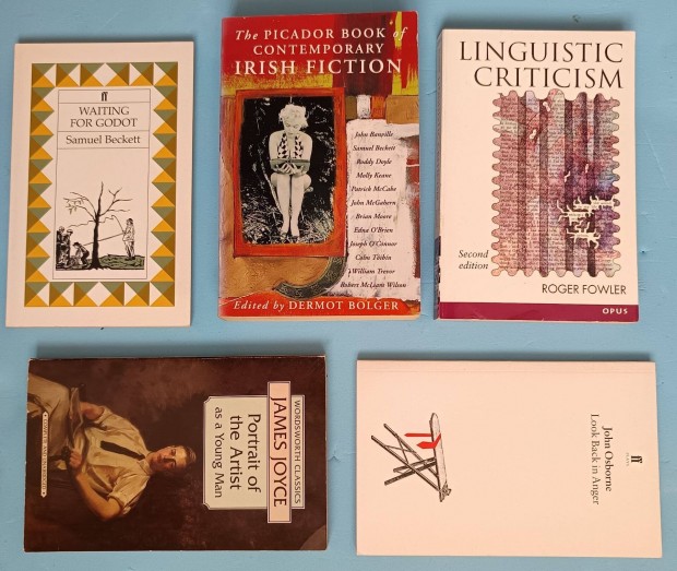Angol nyelvű irodalom eladó, ingyenes szállítással