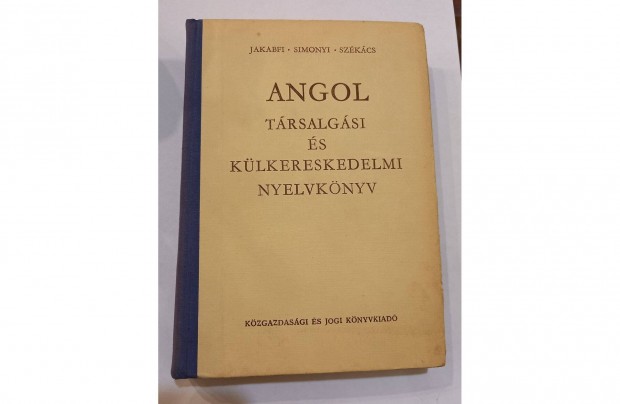 Angol trsalgsi s klkereskedelmi nyelvknyv, 1973