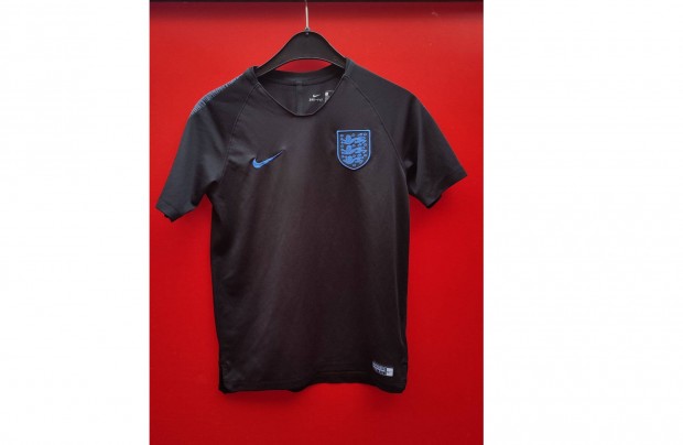 Angol válogatott fekete eredeti Nike gyerek mez (147-158)
