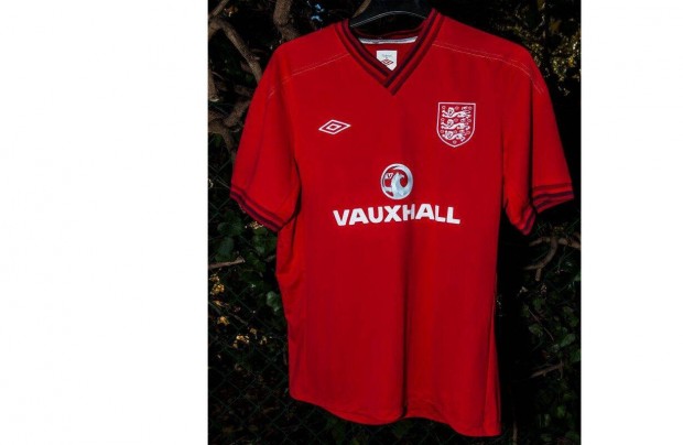 Angol válogatott piros eredeti Umbro edző mez (XL)