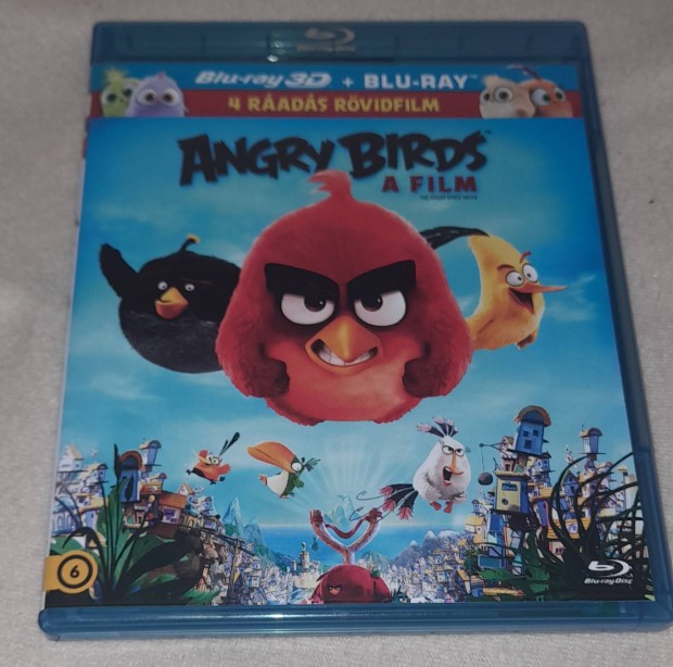 Angry Birds 2D+3D 2 lemezes Magyar Szinkronos Blu-ray Film 