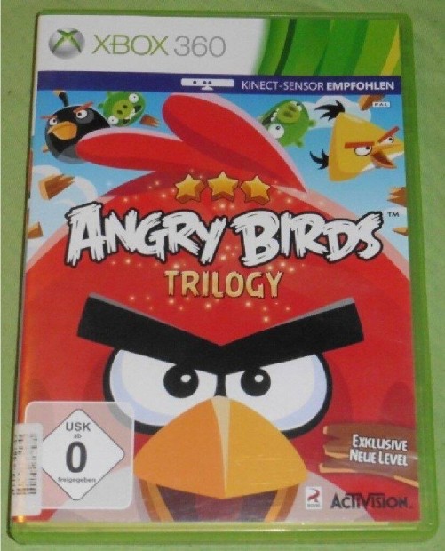 Angry Birds - Trilogy Gyri Xbox 360 Jtk Kinect re is akr flron