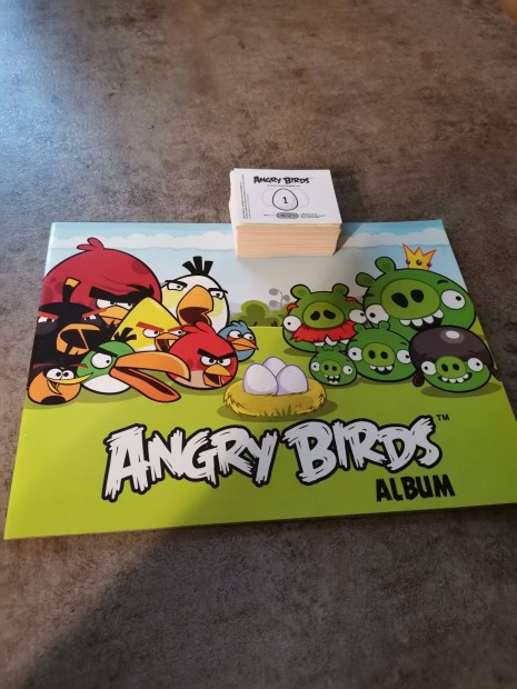 Angry Birds album az sszes matricval