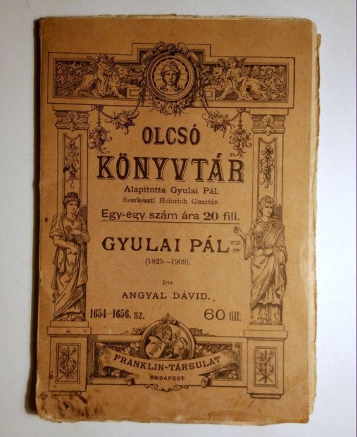 Angyal Dvid (Gyulai Pl) 1912 (sztesik) 8kp+tartalom