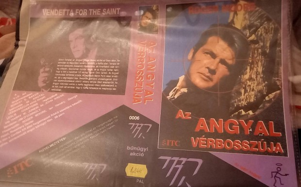 Angyal vrbosszja - krimi vhs - nagytok