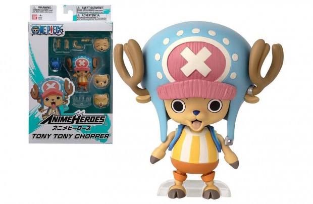 Anime Heroes Tony Tony Chopper figura 7 cm Bandai