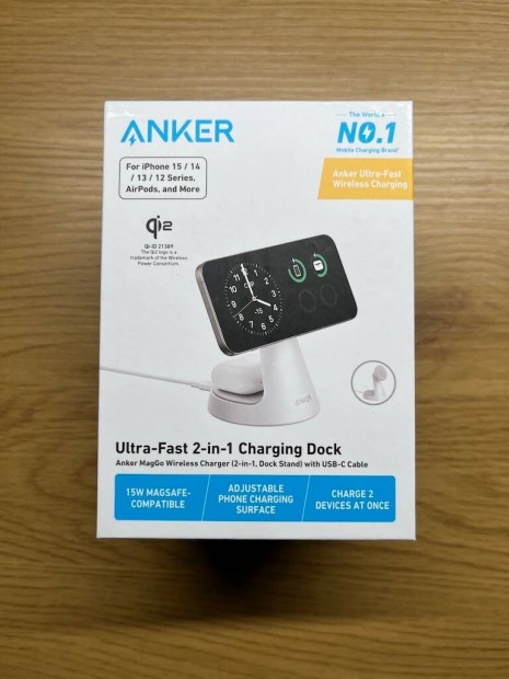 Anker Maggo Qi2 Magsafe vezetk nlkli tltlloms - 2 in 1 - j!