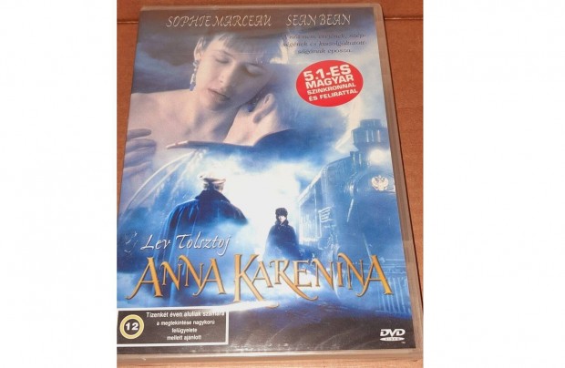 Anna Karenina DVD j Flis Szinkronos 1997 Lev Tolsztoy Sophie Marcea