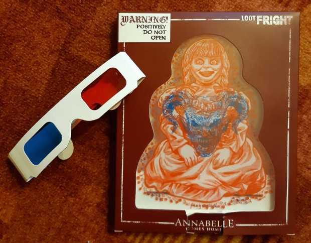 Annabelle 3. anaglif 3D kp + szemveg - Loot Crate Loot Fright