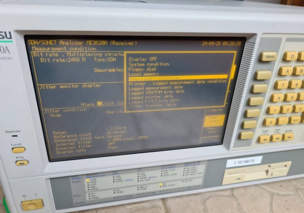 Anristu ME3620A SDH/SONET Analyzer Receiver - j llapot mszer