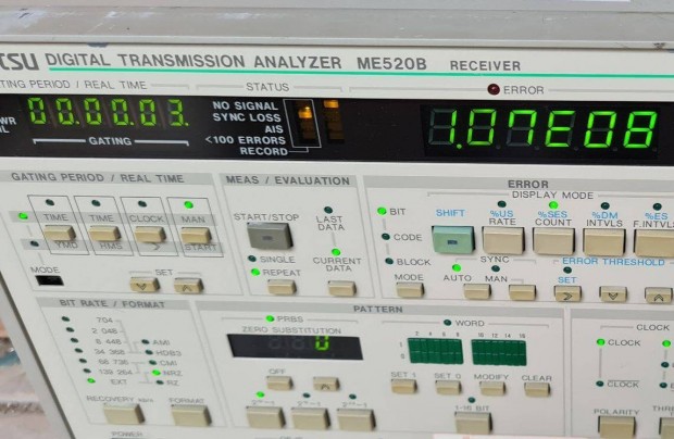 Anritsu Digital Transmission Analyzer ME520B Receiver - retro mszer