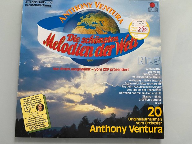 Anthony Ventura: Die Schnsten Melodien Der Welt Nr. 3 bakelit, vinyl