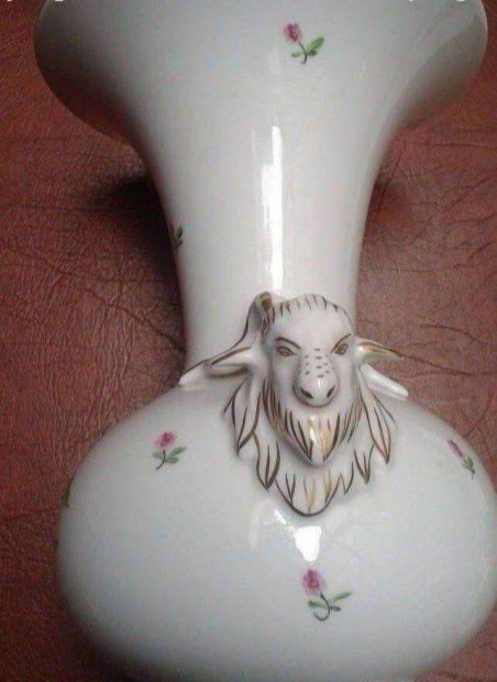 Antik Herendi porcelán váza nagy méret