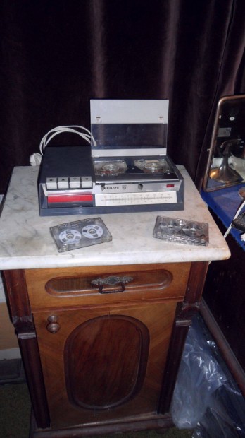 Antik Philips diktafon magnetofon felvev� lej�tsz�s gy�jtem�ny 1961