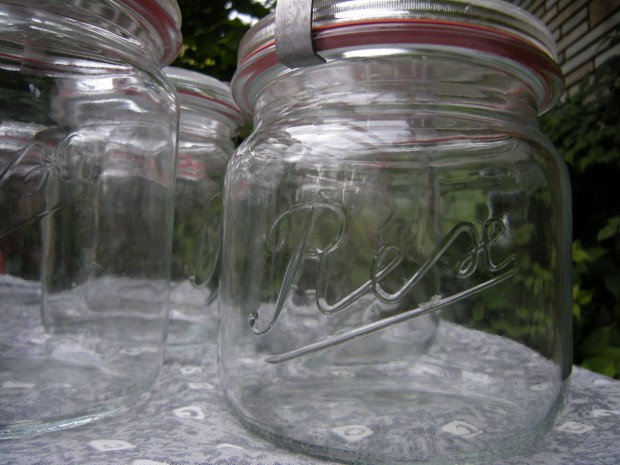 Antik Rex befőző dunsztos befőttes üveg 1liter