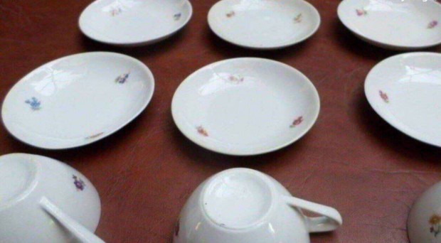 Antik Zsolnay porceln kvs cssze kszlet