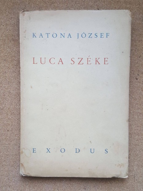 Antik / Katona Jzsef Luca szke 1942 RRRR