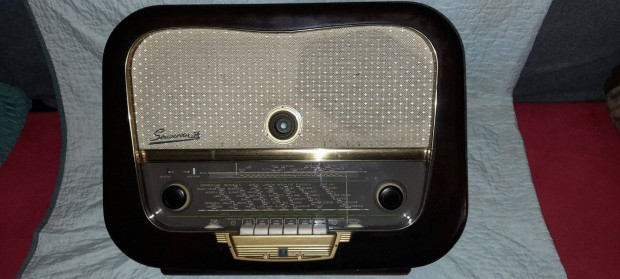 Antik , rgi Hornyphon Souveran 54 rdi , elektroncsves .1954