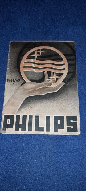 Antik , rgi , ritka Philips Rdi katalgus 1941 - 42