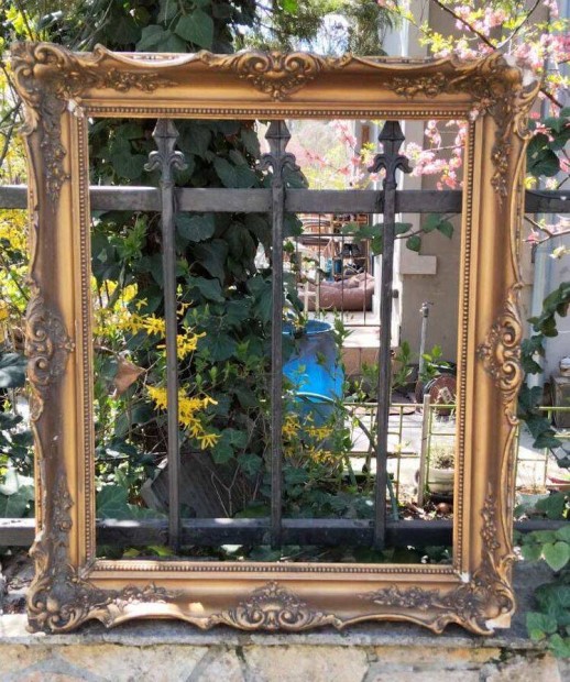 Antik hibs blondel keret. 50x60 cm