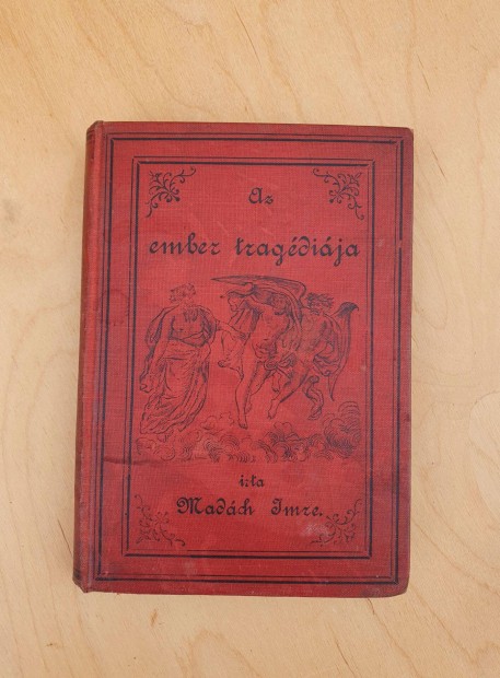 Antik knyv Madch Imre Az ember tragdija 4. kiads 1897 Athenaeum