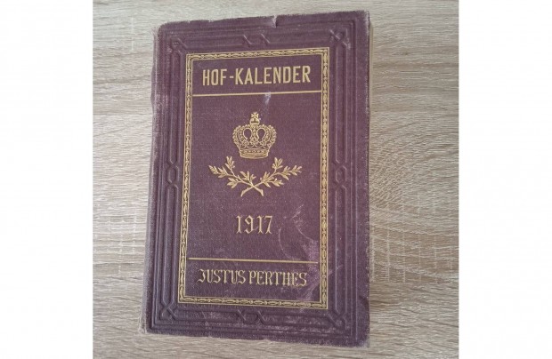 Antik knyv nmet Hof-Kalender 1917