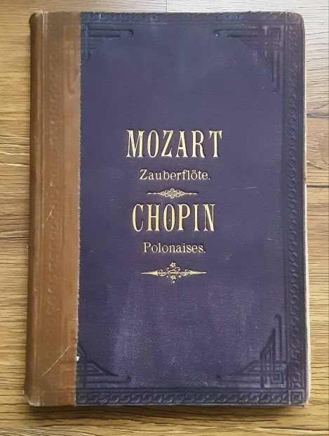 Antik kotta- Mozart:Varázsfuvola & Chopin: Polonézek díszes kötésben