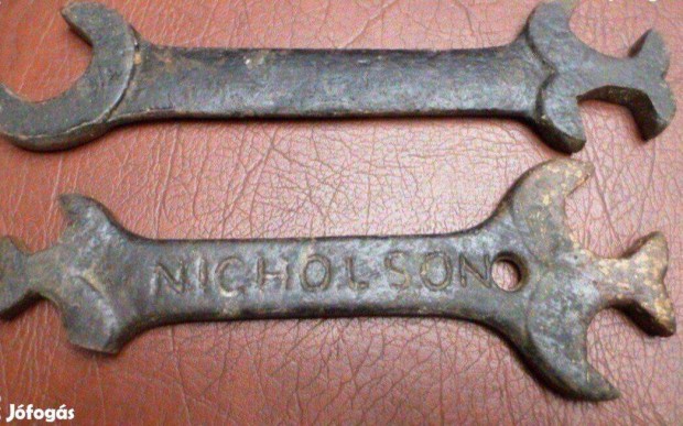Antik kovcsoltvas vills kulcs Nicholson 2 db