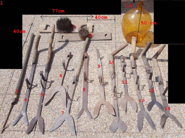 Antik paraszti szersz�m hagyat�k egy t�telben