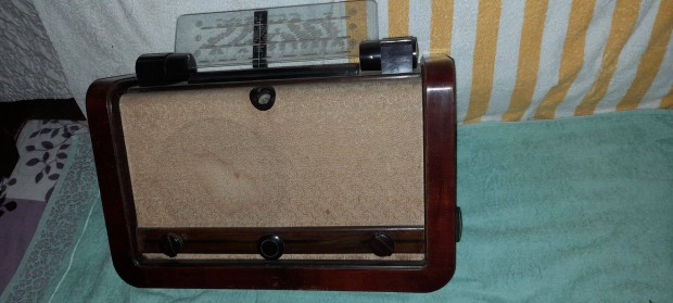 Antik rgi , vintage Philips 66 A elektroncsves rdi 1943