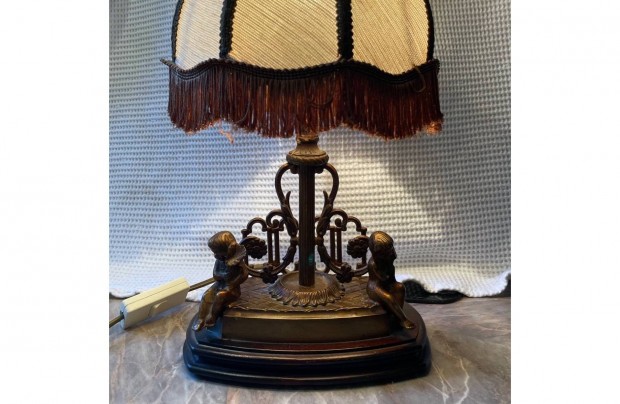 Antik rz asztali lmpa