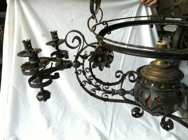 Antik r�z csill�r, R. Ditmar m�rka, 2 m magas