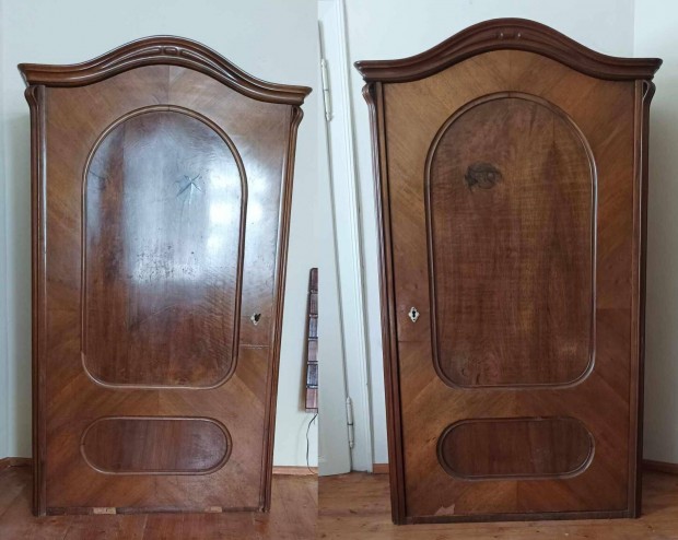 Antik szekrnyek 2 darab 1 ajts 1900-as vek elejrl