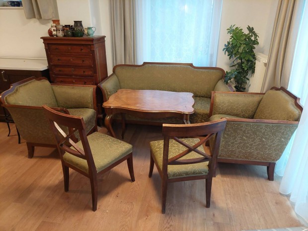 Antik �l�garnit�ra 5 r�szes