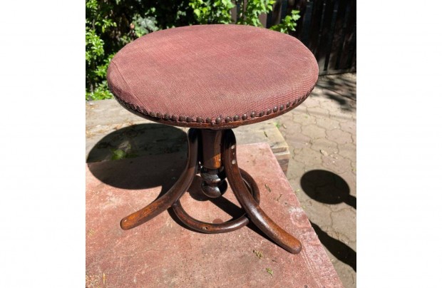 Antik zongoraszék Thonet bútor zongora szék