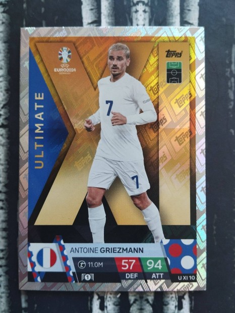 Antoine Griezmann (Franciaorszg) Ultimate XI Euro 2024 focis krtya