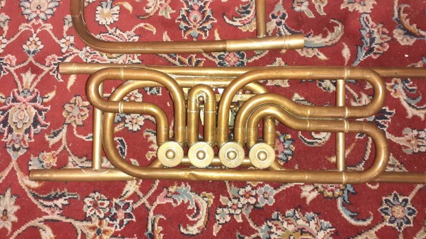 Anton Dehmal antik rézfúvós trombita