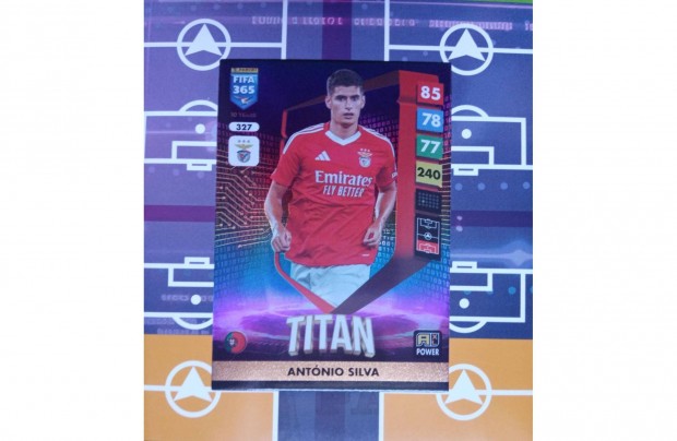 António Silva (Benfica) Panini Fifa 365 2025 Titan focis kártya