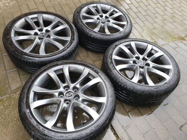 Antracit 19 colos Mazda gyári alufelni garnitúra!