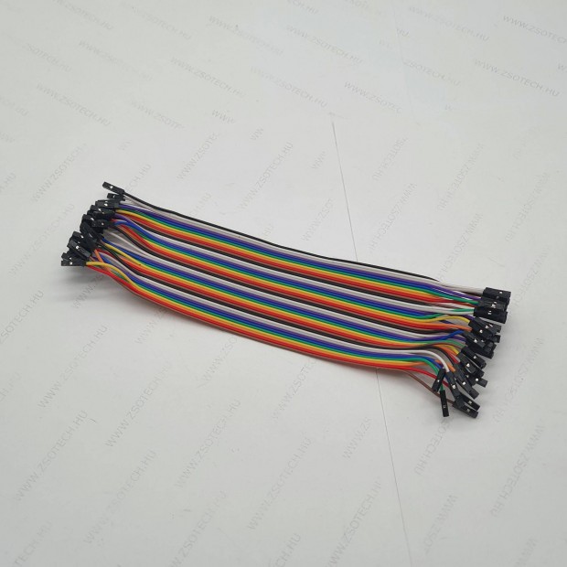 Anya anya Breadboard Jumper Kbel szalagkbel csatlakozval 40db 20cm