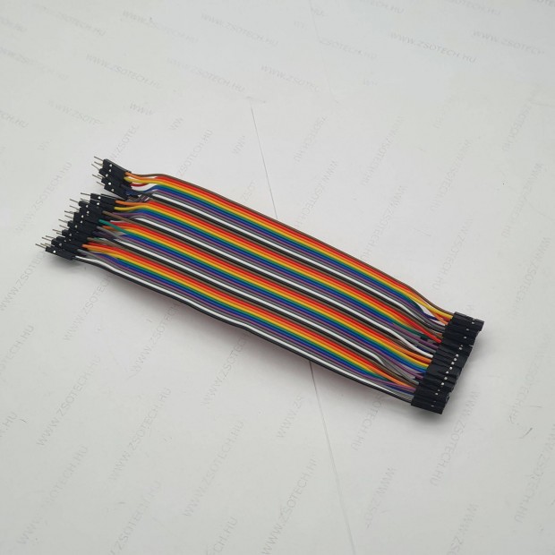 Apa anya Breadboard Jumper Kbel szalagkbel csatlakozval 40db 20cm