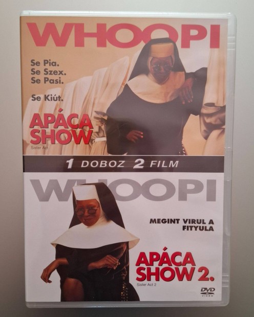 Apáca Show (1992) / Apáca Show 2. (1993) Twin pack DVD (bontatlan)