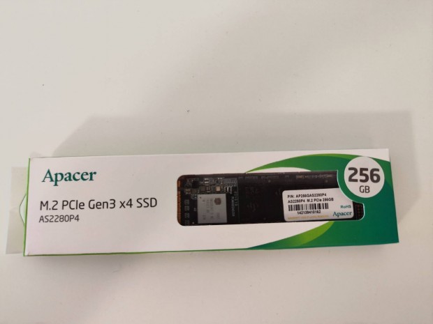 Apacer AS2280P4 256GB + Windows 10