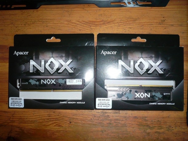 Apacer Nox 16GB 2X8GB DDR5 5200MHz CL38 Elad