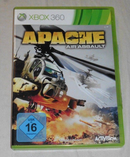 Apache - Air Assault (Helikopteres) Gyri Xbox 360 Jtk akr flron