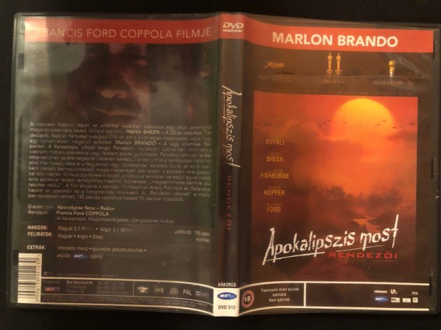 Apokalipszis most DVD (rendezi vltozat, Francis Ford Coppola)